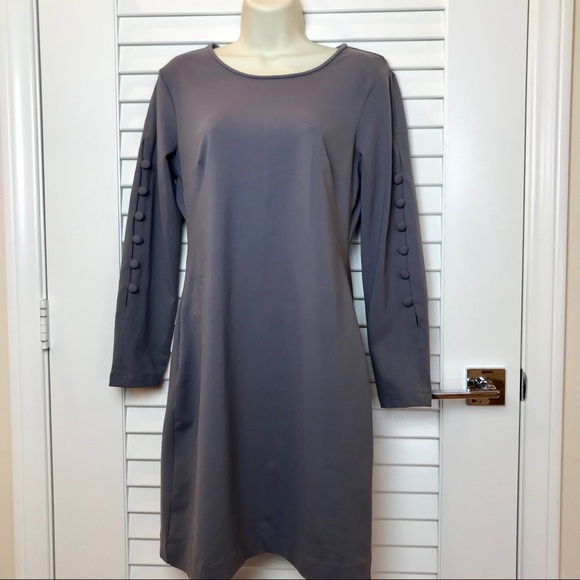 NWT Cynthia Rowley Gray Shift Dress - Picture 2 of 7